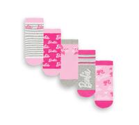 Barbie Multicolore Stripe Logo Star Calzini al polpaccio Set di 5 Ragazze