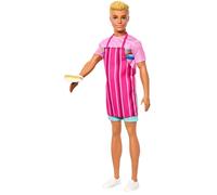 Barbie Mysteries: Beach Detectives Ken Doll indossa un abito rimovibile con accessori narrativi, inclusi grembiule e snack