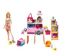 Mattel Barbie Negozio degli Animali Playset per Bambine da 3+ Anni - GRG90