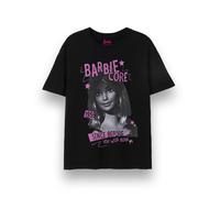 Barbie Nero Barbiecore Rock T-shirt a maniche corte Donne