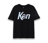 Barbie Nero Ken Face In Logo T-shirt a maniche corte Uomini