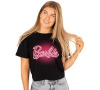 Barbie Nero Logo T-shirt corta a maniche corte Donne