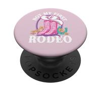 Barbie - Non è il mio primo disegno da cowgirl western da rodeo PopSockets PopGrip Adesivo