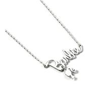 Barbie pendentif et collier argent Logo & Silhouette (argent sterling)