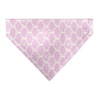 Barbie Pet Bandana Barbie Bow and B Monogram Pink White Slip On Collar Bandana O