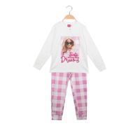 Barbie Pigiama lungo da bambina in cotone interlock