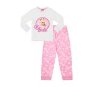 Barbie Pigiama lungo in pile di lusso per ragazze, rosa, 5-6 Years