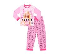 Barbie Pigiama lungo ufficiale Mattel rosa per bambine, rosa, 3-4 Years