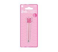 Barbie - Pinzetta di Precisione con Punta Obliqua - Forma Ergonomica Antiscivolo - Finitura Rose Gold - Sopracciglia Perfette Senza Rotture - Accessorio Professionale per Epilazione