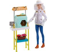 Barbie Playset Apicoltrice, Casetta per Le Api e Tanti Accessori, FRM17