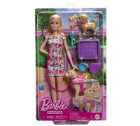Barbie Playset bambola e cane in sedia a rotelle
