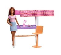 Barbie Camera da Letto Arredamenti con Bambola Scrivania e Accessori FXG52 Matte