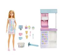Mattel Barbie Playset Gelateria con Macchina per Gelato - 2 Tipi di Pasta Modell