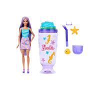 Barbie Pop Reveal e accessori, bambola fashion e animaletto Serie Sea Slushy, 8 sorprese con slime sensoriale e capelli cambia colore, JKF61