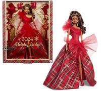 BARBIE Poupée joyeux noël châtain HRM63