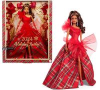 Barbie 2024 Vacanza Signature Plaid Abito con il Rosso Bambola Arco Toy New Box