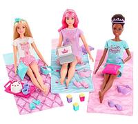 Barbie- Princess Adventure con Bambola, Bambola Daisy e Bambola Nikki, con Outfit da Notte e Accessori, Giocattolo per Bambini 3+Anni, GJB68