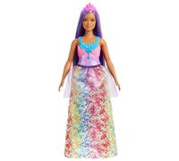 Barbie Principessa Con Corona Viola Bambola