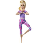Barbie Puppe-Mattel-Made To Move Yoga Fitness Completo Scegliere: GXF04, GXF05