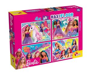 Barbie puzzle maxifloor 4 x 48