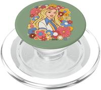 Barbie - Ritratto floreale - Retro PopSockets PopGrip per MagSafe