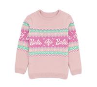 Barbie Rosa Barbie Logo Maglione di Natale Ragazze