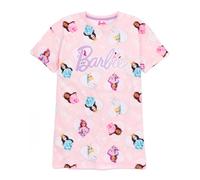 Barbie Bambina Camicia da Notte | Pigiama Manica Corta Kids Pink Doll Unicorn Abbigliamento Merchandising