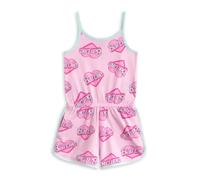 Barbie Rosa Heart Logo Tutina corta senza maniche Ragazze