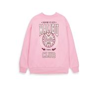 Barbie Felpa Donna in Rosa | Maglione grafico a maniche lunghe Malibu Tennis Club 1959 da donna | Maglione girocollo stile vintage Sports Crest | Bambola Movie Abbigliamento Merchandise Regalo per Lei