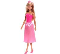 Barbie Royal Fashion Doll con capelli biondi, gonna rimovibile e accessori, tema farfalla rosa