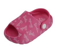 Barbie Sandali da bambina per bambine: graziosi e comodi sandali per l'estate, la piscina o la spiaggia, Barbie Rosa medio, 5 Toddler