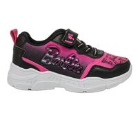 Barbie Scarpe da ginnastica per bambine con personaggi classici, alla moda, nero/rosa, taglie 40, 9, 10, 11, 12, 13, Nero , 31 EU