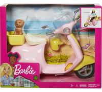 BARBIE SCOOTER Moto con CUCCIOLO CANE Playset Veicolo Originale Mattel FRP56