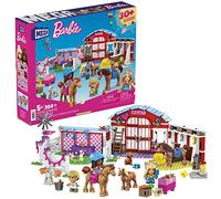 Barbie - Scuderia dei cavalli, set da costruzione tra cui 3 micro bambole barbie, animaletti e tanti accessori, Giocattolo per Bambini 5+ Anni, HDJ87