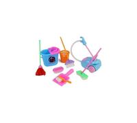 Barbie set casa da gioco giocattoli simulazione strumenti per la pulizia