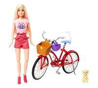 Barbie Set da gioco per bambole e bicicletta