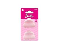 Barbie - Set di 2 mini fermagli per capelli, colore: rosa, prodotto ufficiale