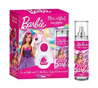 BARBIE - Set di profumi Eau de Toilette per bambini, 30 ml, spray profumato per corpo e capelli, 100 ml, profumo floreale e fruttato