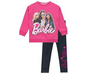 Barbie Set felpa e leggings Completo coordinato | Completi e set di abbigliamento per ragazze | 10-11 Anni | Merchandise ufficiale