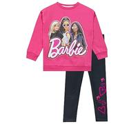 Barbie Set felpa e leggings Completo coordinato | Completi e set di abbigliamento per ragazze | Dai 4 ai 12 anni| Merchandise ufficiale