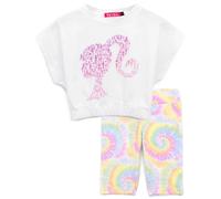 Barbie Set Maglietta e Pantaloncini Ragazze (NS6838)
