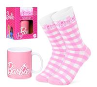 Barbie Set Regalo Tazza Donna Adolescenti, Calzini Donna e Tazze Ceramica, Idee Regalo Donna