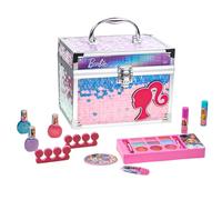 Barbie Set Trucco Bambine Gloss e Smalto con Beauty Case