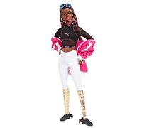 Barbie Signature 50 Anniversario Puma Bambola da Collezione con Cappotto Rosa e Pantaloni Bianchi, per Bambini 6 + Anni, FJH70