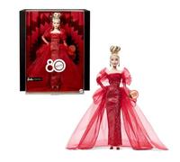 Barbie Signature 80° Anniversario Mattel, bambola bionda da collezione in abito