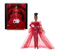 Barbie Signature 80° Anniversario Mattel, bambola castana da collezione in abit