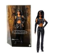 Barbie Signature Aaliyah la “Principessa dell'R&B”, bambola da collezione con abito nero in ecopelle ispirato video musicale di “One in a Million”, accessori inclusi, 6+ anni, HRM80