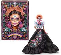 Mattel HRM72 Barbie Signature Día De los Muertos 2024 in abito nero e top con vo