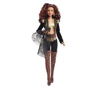 BARBIE - BAMBOLA GLORIA ESTEFAN SIGNATURE DOLL CON ABITO IN ORO E NERO, INCLUDE MICROFONO ED ACCESSORI, PER COLLEZIONISTI E BAMBINI 6+ ANNI