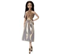 BAMBOLA BARBIE SIGNATURE BASICS MODEL 06 - MADE TO MOVE DA COLLEZIONE JJX25 N...